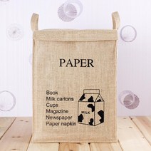 면마 분리수거함 PAPER 종이 재활용 이면지 위생 청결 생활 잡화 수납 용품 쓰레기통