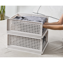 트레이 서랍식 수납 정리함 옷정리함 B타입, B형 낮은형