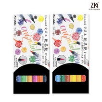 동아측기 [지그] 쿠레타케 캄비오 탐비엔 붓펜, 6색 B세트