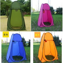 목욕 텐트 야외 샤워 부스 화장실 이동식 샤워장 원터치 설치, 임의의 색상 1.2 너비 1.9 높이 (창 투과없이 두껍게하지 않는 일반 모델)