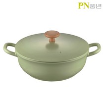 PN풍년 라레트로IH 20cm낮은편수/20cm양수/24cm양수/24cm웍전골(인덕션사용), BLRPT-24CL(IH)_24cm웍전골