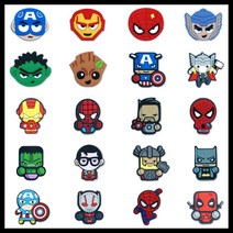 [스틱스] 어벤져스 장식 파츠 악세사리 실내화 신발꾸미기 데코덴