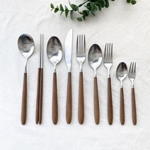 [안젤라스] (창고세일) 골든벨 커트러리 메이플 우드 커트러리 양식기 신혼부부 선물, 4. 디너 포크