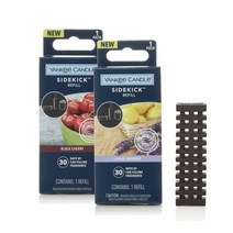 양키캔들 사이드킥 리필 미드썸머나잇 핑크샌드 블랙체리 클린코튼 바하마브리즈 레몬라벤더 벤트클립 바이저클립 펜던트, 1개