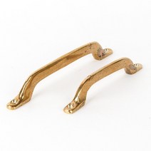 황동 주물손잡이 로이스 피스형(대 145mm) 골드(1개)