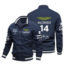 2023 애스턴 마틴 포뮬러 원 F1 자켓 AM14 Fernando Alonso Jack Van F1 레이싱 자켓 오토바이 사이클링 유니폼 자켓, 02 zang qin_08 xxxxl, 1개