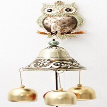 문종 윈드벨 무선초인종JR02-2 그린보석 부엉이