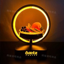 LED쟁반 클럽 홈파티트레이 샴페인 과일 라운지 양주, F