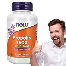 NOW 나우 프로폴리스 1500mg 100 캡슐, 기본