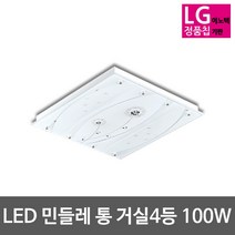 비스코LED LED방등 LED거실등 LED주방등 민들레시리즈 LG칩, LED거실등 민들레 통 100W LG칩
