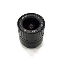 머신 비전 3 백만 픽셀 1/1.8 39고정 초점 4/6/8mm HD 산업용 카메라 감시 렌즈 CS 인터페이스, [03] 6mm