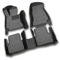 오토메이트 차량용 카매트 세트 6D 블랙 앤 그레이, 모하비(일반페달), 블랙앤그레이