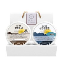 (3년묵은신안천일염) 함초 굵은 소금 2종세트 300gx2 (장례답례품/장례식답례품/조문답례품/조의답례품/환갑답례품/회갑답례품/칠순답례품/팔순답례품/, 옵션을선택해주세요:세트선택:함초굵은소금-모링가소금, 상세페이지 참조2