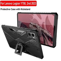 호환용 케이스 리전 Y700 2 세대 2023 TB-320FC 용 킥스탠드 디자인 태블릿 케이스 부드러운 충격 방지 보호 쉘 TPU 게임 뒷면 커버, 없음