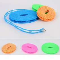 실내 옥상 캠핑 여행용 사다리 빨래건조 빨래줄, 길이, 4m