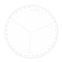 뜨거운 라운드 센터 파인더 나침반 목재 터너 선반 작업 투명 아크릴 드로잉 서클 직경, 02 20x20