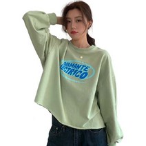 데이홀릭 일렉트로 레터링 숏 맨투맨