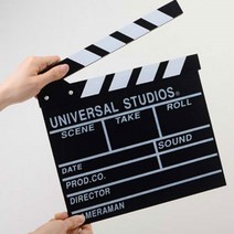 클래퍼보드 영화 뮤비 유튜브 촬영 소품 슬레이트 클래퍼 보드 _ 297879EA, 본상품선택