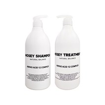 모지 네추럴 두피 케어 샴푸 1000ml + 트리트먼트 1000ml 세트