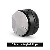 커피 디스트리뷰터 51535858.35mm 분배기 에스프레소 탬퍼 조절 가능한 분배기, 4각 경사(58mm)