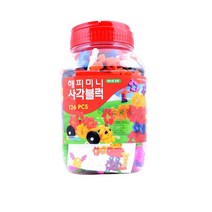 어린이 만들기 놀이 미니 사각 블럭 조립 연결 천재 집콕놀이 조립장난감 유치원 십자