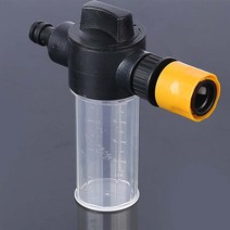 조정 가능한 와셔 폼 포트 3 레벨 노브 식 세척 거품 스프레이 어 급수 용 퀵 커넥트 통합 랜스