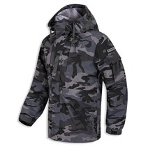 야상형 사파리 기능성 스판 후드 점퍼 자켓