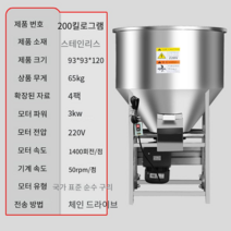 사료 배합기 분말 식품 믹서 기 혼합기 드레싱 차종기, 풀 스테인리스 체인 트랜스미션, D