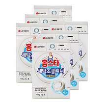 엘지 세탁조 클리너 버블워시 100g 2입 6개, 엘지 홈스타 세탁조 클리너 버블