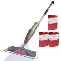 러버메이드 리빌 스프레이맙 밀대걸레청소기 밸류팩 (본체 물통 패드3매), 1세트
