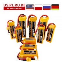 드론 배터리 3S 111V LiPo 1300 1500 1800 2200 2600 3000 6000mAh 25C 35C 60C RC 항공기 Quadrotor 비행기, 1800mAH XT60
