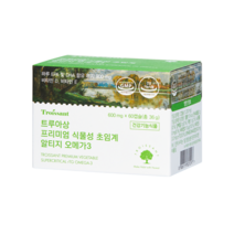 트루아상 프리미엄 식물성 초임계 알티지 오메가3, 60캡슐, 1박스, 60정