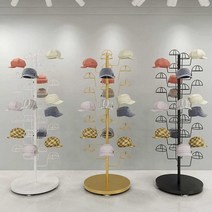 모자정리 행거 업소 디스플레이 철제 전시용 렉 진열, 상세 페이지 참고, 25 화이트