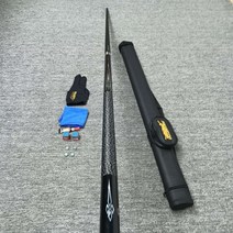 개인큐 입문용 업소용 무사시 상급 상대 큐 스틱, 블랙 스몰 헤드 10mm+큐케이스