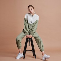 오우오 W롱슬리브점프수트