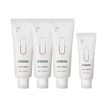 큐템 데일리 크림 75ml x3 + 50ml 진정보습 수분크림건성민감피부, 단품