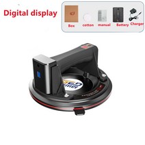 유리흡착기 8 인치 진공 흡입 컵 200kg 전기 공기 펌프 핸드 빨판 화강암 타일 유리 수동 리프팅용 헤비 듀티 리프터, EU Plug B Paper Box, 없음