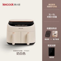 듀얼 에어프라이어 더블 2바스켓 2바구니 베이킹 튀김, 단일사이즈, 유백색