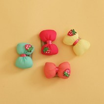 악세사리 딸기 기타 액세서리 D11 선물 애견 강아지 빗살 핀 주얼리 리본 색상랜덤, 1, 본상품선택