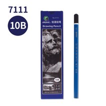 Marley 콩테 스케치 콩테목탄 연필콩테 목탄연필 크로키 흑연연필, C7111-10B(정박스10지)