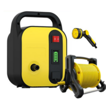 소형 무선 충전 양수기 워터펌프 양수펌프 고압 가압 수중 자동 물 펌프 농약살포기 원예, [128AH배터리]+50M호스+거치대