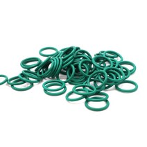 10pcs CS3.5mm OD 10 ~ 100mm 녹색 FKM 불소 고무 O 링 씰링 가스켓 절연 오일 고온 저항, 18 OD 27mm_01 Green_01 3.5mm