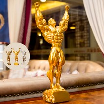 기억에남는 헬스장오픈선물 헬창피규어 트로피 피지컬100 근징어게임, 실버