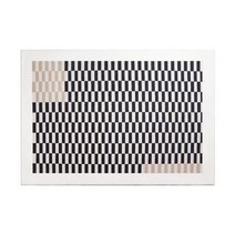 멍석 라탄러그 중세 바둑판 카펫 거실 현대 미니멀리스트 커피 테이블 카페트 북유럽 복고풍 침실 대형