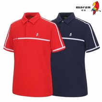 [마코 SALE] (남성)배색라인디자인카라반팔티셔츠_MJM2TS61