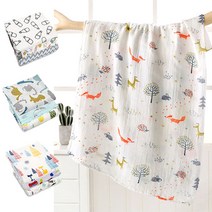 하birthh_스와들 아기블랭킷 면속싸개 순면 목욕타올 머슬린들 유아싸게♥hajm