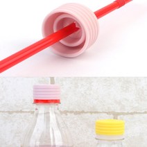 생수 빨대 마개 생수병 페트병 뚜껑 2P, 1개