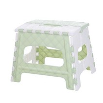 다목적 어린이 성인 야외 경량 휴대용 욕실 easy clean non-slip pp 침실 주방 홈 기차 foldable stool, 초록