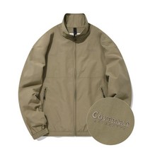 국내 정품 매장판 커버낫 COVERNAT 빅 로고 트랙 자켓 카키