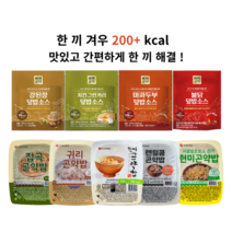 대신곤약 곤약밥 5종 + 특제 덮밥소스 4종 골라먹기, 123kcal 귀리곤약밥 1팩, 123kcal 불닭덮밥소스 1팩